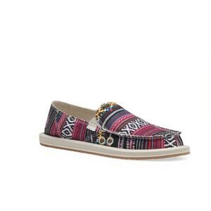 Sanuk Donna Geo Slip-On Bohemian Geo Shoe - 5